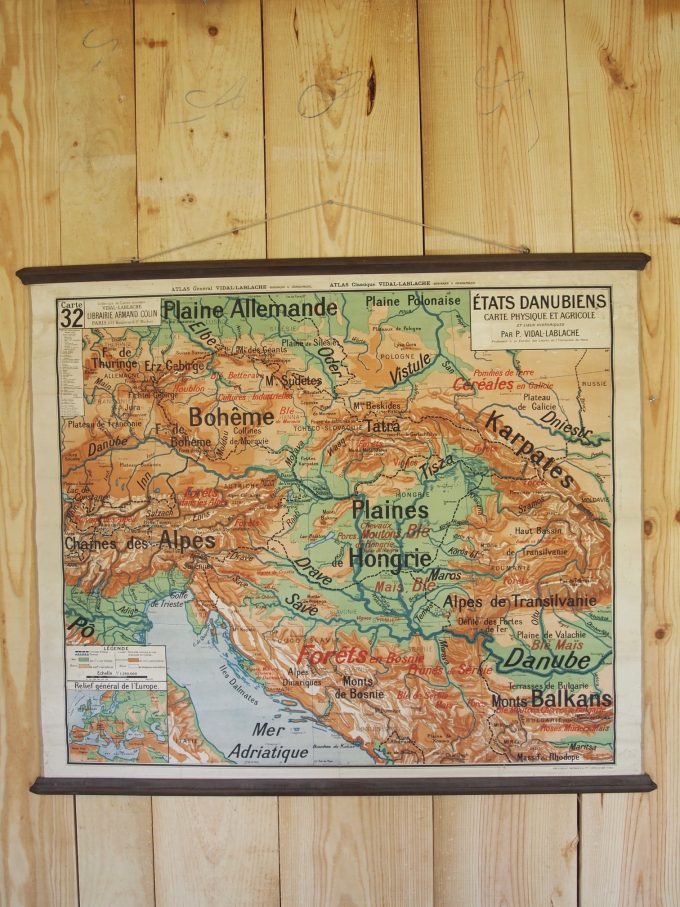 Mapa estados del Danubio