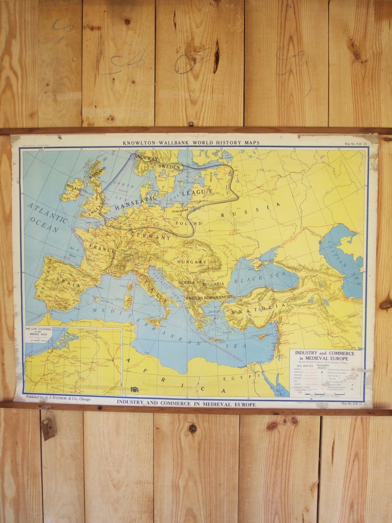 Mapa Europa medieval
