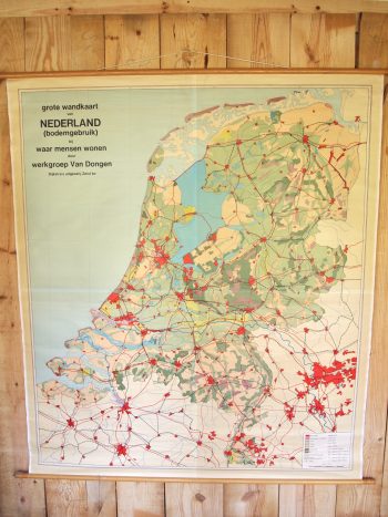 Mapa antiguo de los Paises Bajos